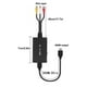 thumbnail image 3 of Convertidor de RCA a HDMI, adaptador de audio y video compuesto CVBS AV a HDMI 1080P con cable HDMI para PS2/Xbox/SNES/N64/VHS/VCR, grabadora de video y DVD, compatible con PAL/NTSC., 3 of 7