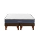thumbnail image 1 of Cama Europea Galaxy 2 Plazas 150x190 cm Base Colchón Madera Café, 1 of 3