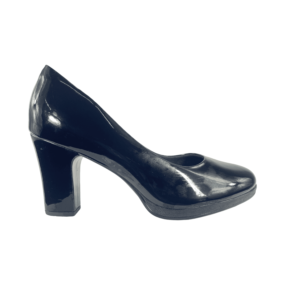 Picadelly - Zapatos Formales Piccadilly Negro Charol Mujer Pi-130196000000167 - Talla 38