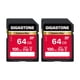 thumbnail image 1 of Tarjeta SD Gigastone de 64 GB, paquete de 2, UHS-I U3, Clase 10, 1 of 6