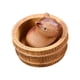 thumbnail image 5 of Arcilla Capybara Mini Tea Pet Figurita Decoración Para Oficina Sala De Té Dormitorio, 5 of 5