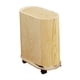 thumbnail image 2 of Cubo De Basura Con Ruedas Extraíbles Para Baño, Sala De Estar, Lavandería, Madera, 2 of 5