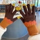 thumbnail image 4 of Guantes mágicos de lana de invierno para mujer con pantalla táctil y forro polar cálido para clima frío., 4 of 5
