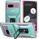 thumbnail image 1 of Funda Armada para Google Pixel 7 con Tapa Deslizante y Soporte Magnético Giratorio Verde, 1 of 5