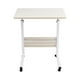 thumbnail image 3 of Mesa escritorio de madera con ruedas, 3 of 5