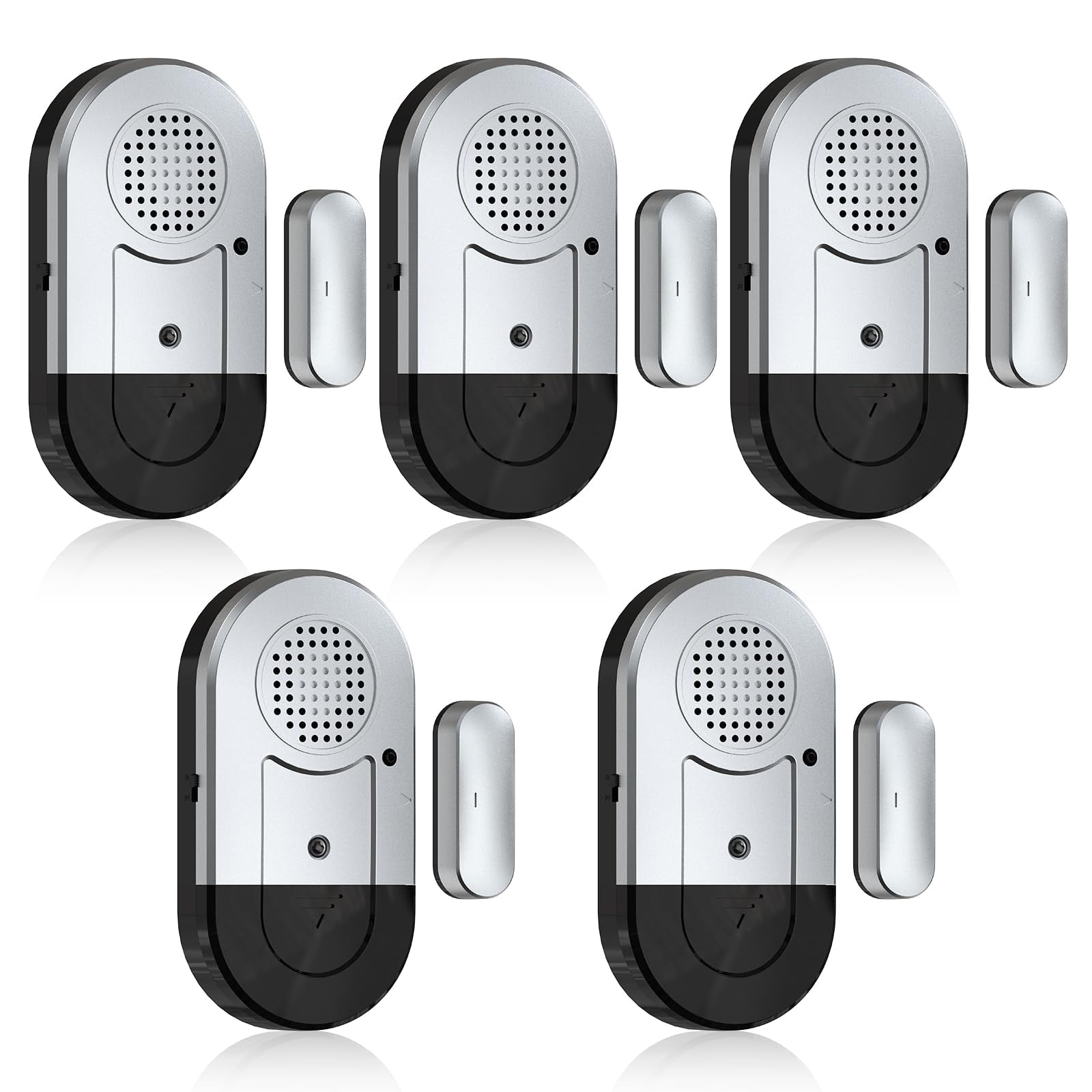 Alarmas Sanjie Para Ventanas Y Puertas, Paquete De 5 Unidades, Para Seguridad Doméstica