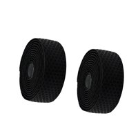 Ioensy - 2 Piezas Cinta Para Manillar De Bicicleta Cinta Para Manillar De Bicicleta Para Bicicleta De Carretera Bmx Montar Negro