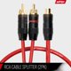 thumbnail image 2 of Adaptador Y RCA Install Link 2 macho 0,31 m (paquete de 2), 2 of 9