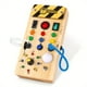 thumbnail image 1 of 8 LED Light Switches Sensory Toy - Montessori Busy Board For Toddlers Over 1 Year Old - Perfect Travel Toy For Babies & Toddlers Christmas And Halloween Gift!, 1 of 2