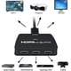 thumbnail image 5 of Conmutador HDMI 4K a 60 Hz, 3 entradas y 1 salida con cable HDMI de 1,1 m, selector de 3 puertos, compatible con 4K, 3D, HDCP2.2, HDMI2.0, HDR, para Fire Stick 4K, HDTV, PS4/5, consolas de juegos y PC, 5 of 7