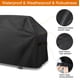 thumbnail image 5 of Cubierta para parrilla ZHSX de 183 cm, impermeable, 600D, con correa ajustable, 5 of 7