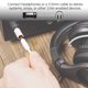 thumbnail image 4 of Kit adaptador para auriculares GE, cable de extensión estéreo de 3,5 mm, blanco, 4 of 5