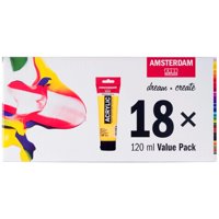 Pack 18 Colores Acrílico Amsterdam 120Ml Serie Standard