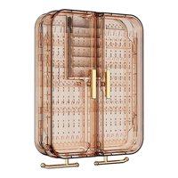 Ioensy - Organizador De Joyas, Colgador De Joyas Para Pulseras, Collares, Joyería Corporal, Color Marrón