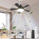 thumbnail image 2 of Ventilador de Luz WZZIW 45 cm Regulable 3000K‑6500K con Control Remoto, 2 of 9