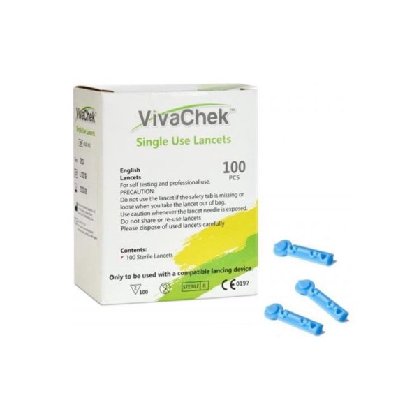 100 Lancetas Vivachek