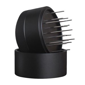 Magideal - Agitador De Café Manual, Distribuidor, Agitador De Espresso, 20 Pines, Profundidad Ajustable 58 Mm Negro
