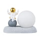 thumbnail image 3 of Astronauta Night Light Spaceman Escultura Lámpara De Noche Para Niños Dormitorio Oro, 3 of 3