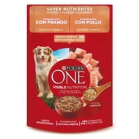 Alimento Húmedo Perro Adulto Y Cachorro Super Nutrientes Sabor Pollo Pouch 85 G Purina One