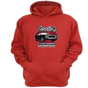Genérico - Polerón Canguro Torettos Rojo Talla M Unisex