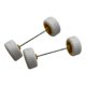 thumbnail image 1 of 4 Uds. Piezas De Repuesto De Ruedas A Escala 1/64 Para Modelo De Coche Fundido A Presión, Camión RC Para Niños, Oro Blanco, 1 of 3
