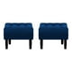 thumbnail image 1 of Set Pouf Wood 1c Felpa 00 Azul Marino, 1 of 5