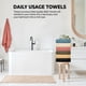 thumbnail image 5 of Toallas de baño QUBA LINEN Hotel & Spa, 100% algodón, paquete de 6, 5 of 7