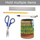thumbnail image 5 of Viva el Rey Julien-theme Cylinder Pen Holder Pencil Organizer with Flannel Lining PVC Leather Material Cardboard Base for study work 10*8CM, 5 of 6
