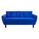 thumbnail image 1 of Sofa Bote 3c Felpa 00 Azul Rey, 1 of 6