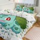 thumbnail image 1 of Bulb_asaur Print Bedding Set Pattern Duvet Cove Set3 Pieces Quilt Cover And Pillowcases for Women Men Teens, 1 of 5