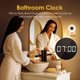 thumbnail image 2 of Reloj de pared con luz nocturna Aora para baño, 2 unidades, con temporizador, 2 of 6