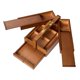 thumbnail image 1 of Cajón organizador MEEDEN de madera de haya plegable 36 cm, 1 of 8