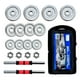 thumbnail image 3 of Set De Mancuernas Cromadas Boomfit Ajustables 20 Kg Maletín, 3 of 9