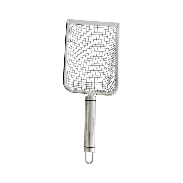 Pala de limpieza para mascotas, para arena de mascotas, resistente a la oxidación, agarre cómodo, productos para mascotas, filtro de arena para , 25 mm x 25 mm