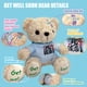 thumbnail image 4 of Oso de peluche SHEEN Cuddly Get Well Soon con molde de 20 cm, 4 of 9