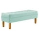 thumbnail image 2 of Banqueta Wood 2c Felpa 04 Verde Agua, 2 of 4
