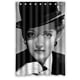 thumbnail image 1 of Cortina de ducha Bette Davis, juego de cortinas de baño con ganchos, tamaño 60 x 72 pulgadas, 1 of 3