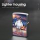 thumbnail image 4 of Baymax-theme Copper Metal Lighter Shell, Premium Replacement Refillable Lighter Case with Durable Metal Construction, Compatible with Zippo and Most Standard Lighter Models, 4 of 6