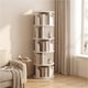 thumbnail image 5 of Homer Design Biblioteca Giratoria Librero Organizador Libros Alto 160cm Color Blanco, 5 of 7
