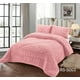 thumbnail image 1 of Cobertor de invierno Texturizado con CHIPORRO 1,5 plaza Diseño Trenza Rosado, 1 of 1