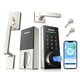thumbnail image 1 of Juego Smart Lock Philips WiFi con manijas para puerta delantera en níquel satinado, 1 of 9