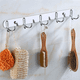 thumbnail image 4 of Perchero De Pared Acero Inoxidable 6 Ganchos Doble Multiuso, 4 of 6