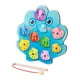 thumbnail image 3 of Juguetes De Madera Juego De Pesca Clasificación De Colores Montessori Para Niños Recuerdos De Fiesta De Bebé Concha, 3 of 3