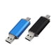 thumbnail image 1 of Unidad flash myemuun, paquete de 2 unidades de memoria flash dual USB C de 128 GB, 1 of 8