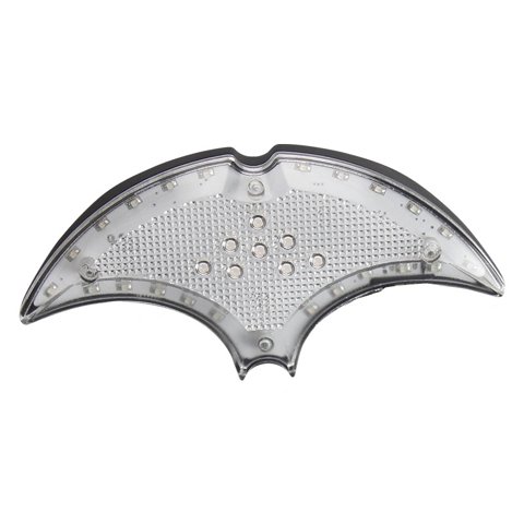 Frc - Luz Trasera Led Recargable Con Cruces Control Inalámbrico Y Bocina