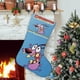 thumbnail image 1 of Coraje el Perro Cobarde Tema: Calcetines de Navidad, fino lino blanco para colgar en escaleras y chimenea, decoración navideña para el hogar, regalo de Navidad.54cm×38cm, 1 of 5