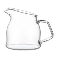 Bothyi - Jarabarra De Leche De Crema De Vidrio Jargador De Leche Para Bebidas Frías Y Calientes Bartendador