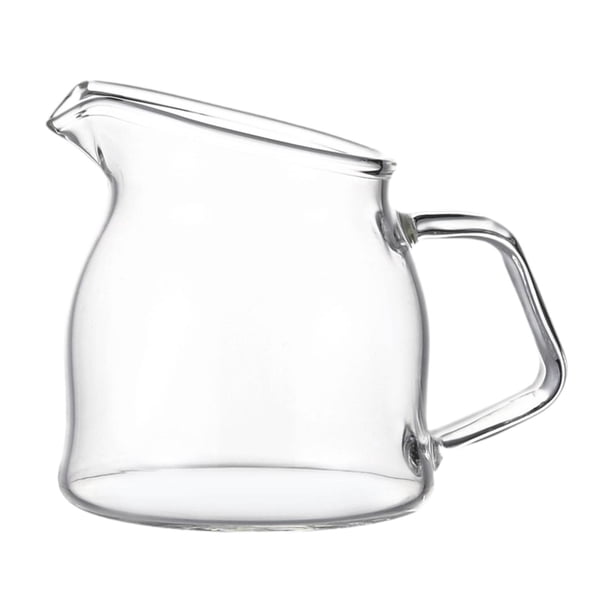 Jarabarra De Leche De Crema De Vidrio Jargador De Leche Para Bebidas Frías Y Calientes Bartendador