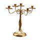 thumbnail image 3 of Candelabro De Varios Brazos Para El Hogar, La Cocina, El Comedor, El Candelabro Dorado Con 5 Brazos, 3 of 5