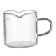 thumbnail image 5 of Café De Vidrio Que Mide La Copa De Leche Doble Boca Y Escala De Vino Taza De Onza De Café 75ml, 5 of 5